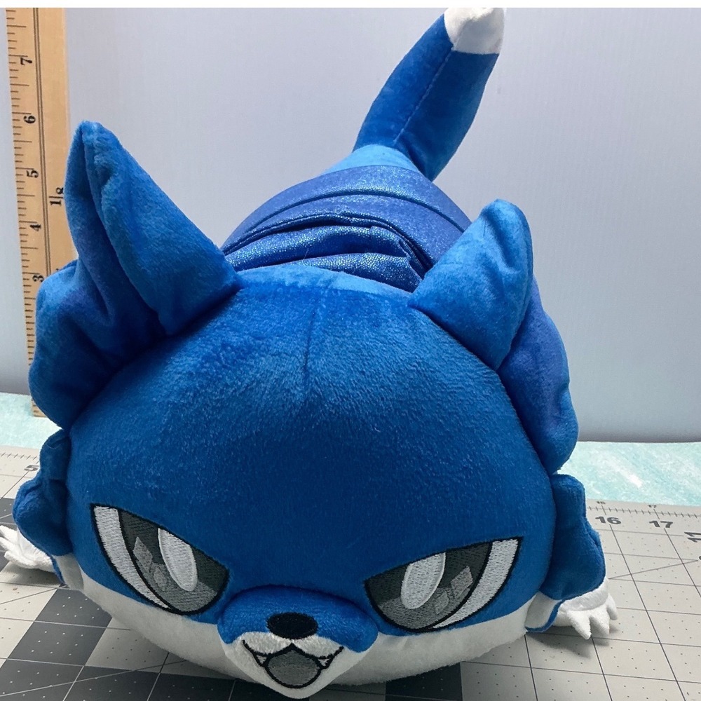 Aphmau‎ Blue Sparkle Fox Plush Toy Stuffed Animal